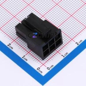 WAFER-WBM4.2-06PJK-GB Housing (Wire-to-Board / Wire-to-Wire) P=4.25mm Connector 2x3P 4.25mm Mini-Fit (MX 4.2) 4.25mm - Product Image 1