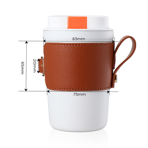 Everich custom logo sottovuoto isolato <span class=keywords><strong>e</strong></span> in acciaio inox tazza da caffè caffè tazza a doppia parete BPA fre tazza di caffè con manicotto - Product Image 4