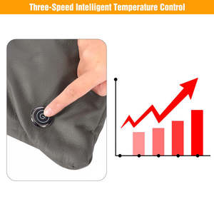 Coussin chauffant USB rechargeable pour voiture, bureau, dos et cou Coussin chauffant pour siège, soulagement de la douleur Coussin de chaise chauffant - Product Image 6