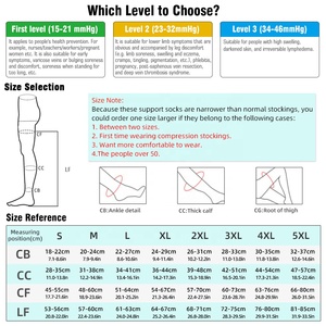 Collants de compression médicaux respirants et confortables à bout ouvert pour femmes 20-30 mmHg |   Soulage les varices, les œdèmes et les gonflements - Product Image 5