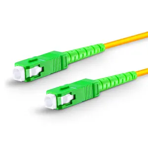 SC APC To SC APC 1m 3m 5m 10m Simplex Singlemode SC Connector PVC Materials 2.0mm Tight-Buffered Optical Fiber Patch Cord Optic