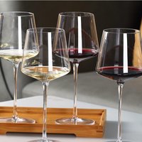 Gobelets à vin à pied en plastique transparent de luxe personnalisés, modernes, 200 ml, compatibles lave-vaisselle, pour déguster du vin rouge, blanc ou cabernet