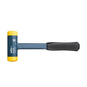 WIHA - 02125 Marteau à face souple coup mort moyen dur avec manche en tube d'acier et face ronde marteau MARTEAUX ET CISEAUX - Product Image 1