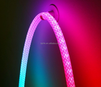 Câbles de données LED RVB à changement de couleur 1m/2m/3m, lumineux, en cuivre étamé, plastique PVC, pour Android/Micro USB/Type-C