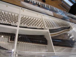 Đàn Piano Pha Lê Trong Suốt Acrylic Để Trang Trí Nhà Cửa Đồ Nội Thất Sang Trọng Cổ Điển Sang Trọng Âm Nhạc Yêu Thích Đám Cưới Mới Nhất - Product Image 2