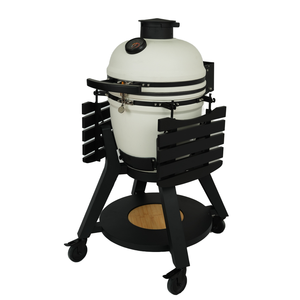 Auplex AU-18 Premium Ceramic Kamado Grill Stainless Steel 68cm Cooking Surface Smokeless Charcoal Design <strong>Compact</strong> Portable <strong>BBQ</strong> - Product Image 6