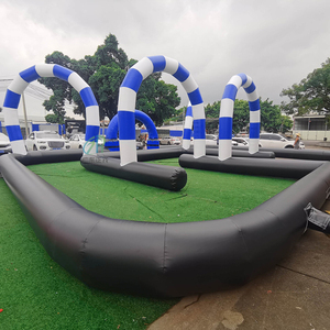 Piste de course gonflable Go Kart gonflable de garantie de satisfaction, avec un design innovant et une <span class=keywords><strong>livraison</strong></span> rapide - Product Image 4