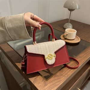 Nuevo Bolso Cuadrado Mini con Estampado de Estilo Chino, Bolso Bandolera Retro Elegante, Bolso de Hombro Versátil con Textura Estilosa para Mujer - Product Image 2
