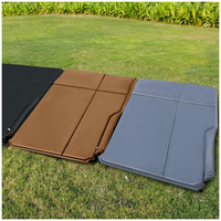 Matelas de voiture gonflable automatique et portable, pliable, en tissu micro antidérapant pour SUV/camion, randonnée, conduite autonome