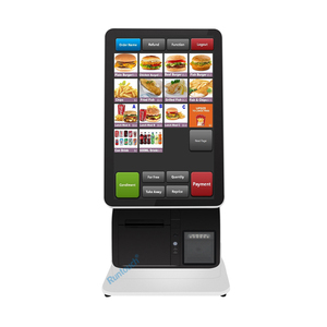 Tienda minorista Respetuoso con el medio ambiente Ajustable Pantalla dual personalizada Sistema POS Soporte de piso o colgante de pared <span class=keywords><strong>TPV</strong></span> PDV quiosco - Product Image 4