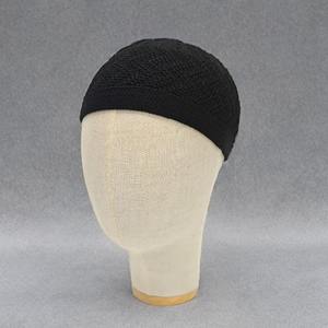 Gorro de punto hecho a mano tradicional Kopiah Kufi musulmán oración gorro perfecto para exteriores y viajes - Product Image 1