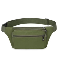 Bolso Bandolera Grande con 4 Bolsillos con Cierre para Ejercicio, Viajes, Correr, Manos Libres y Almacenamiento de Teléfono, para Exteriores, OEM, ODM, Unisex