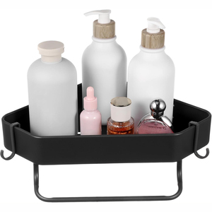 Wholesale Stainless Steel Simple Wall Mounted Corner Bathroom <b>Storage</b> <b>Rack</b> Non Perforated Triangular - Product Image 1