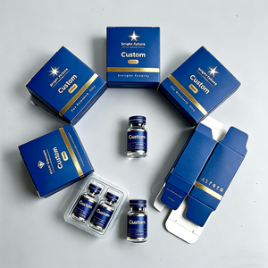 <span class=keywords><strong>Caja</strong></span> de Medicamentos Personalizada con Diseño Gratuito, Impermeable y Ecológica, Etiqueta <span class=keywords><strong>para</strong></span> 2ml/3ml/10ml, <span class=keywords><strong>Caja</strong></span> <span class=keywords><strong>para</strong></span> Péptidos, 1 Paquete, 2 Viales, Estuche <span class=keywords><strong>para</strong></span> Pastillas - Product Image 1