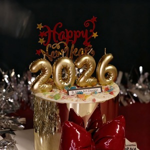 Decoración de Pastel de Acrílico con Diseño de Miel y Dulzura para el Año Nuevo 2026, Adorno para Pasteles para Decoraciones de Fiestas de Cumpleaños - Product Image 3