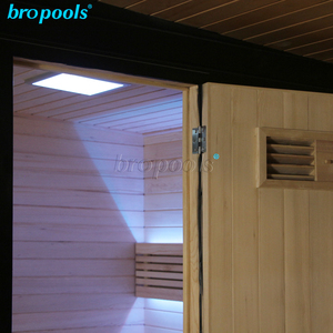 Sauna Esterna Moderna <span class=keywords><strong>di</strong></span> Lusso Personalizzata |   Sauna <span class=keywords><strong>di</strong></span> Alta Gamma in Legno <span class=keywords><strong>di</strong></span> <span class=keywords><strong>Abete</strong></span> Nordico con Sistema <span class=keywords><strong>di</strong></span> Controllo Intelligente per Terapia e Recupero - Product Image 3