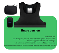 Ensemble de gilet de suivi d'activité GPS pour athlètes, suivi GPS portable et léger pour le football et la course à pied