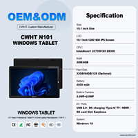 Original Factory Wind-10 Window 10 Tablet 2-en-1 Écran tactile 10.1 pouces WIN10 Slim Portable Office Learning Tablette à bas prix