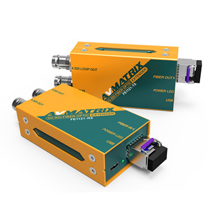 Kit d'accessoires audio et vidéo <span class=keywords><strong>AVMATRIX</strong></span>, émetteur et récepteur d'extension de fibre optique 3G-SDI, fabriqué en Chine, moule non privé - Product Image 1