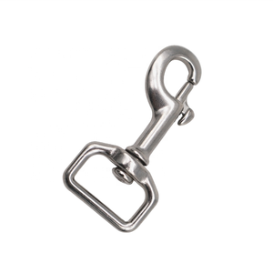 Perno de ojo marino de acero inoxidable 316, gancho de seguridad giratorio cuadrado, mosquetón, gancho para caballo de perro, 75x25,5mm, herrajes para mascotas, herrajes para yates y barcos - Product Image 1