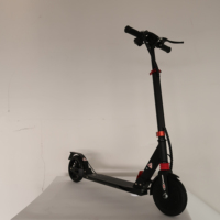 Scooter Eléctrico con Llantas Sólidas de Aleación de Aluminio T3, Batería de Litio de 2.5Ah, Motor sin Escobillas, Luces LED, Plegable, Resistente al Agua, Velocidad de 15 km/h