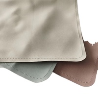 Tapis de jeu pour enfants en cuir vegan imperméable double face personnalisable, tapis à langer pour bébé
