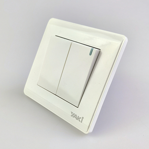 Ổ Cắm Và Công Tắc Điện 13A Sử Dụng Tại Nhà 2 <span class=keywords><strong>Gang</strong></span> Với Đèn Neon - Product Image 2