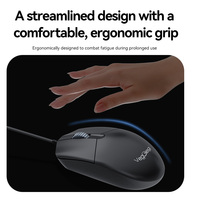 VegGieg - Juego de Teclado y Ratón con Cable, Resistente al Agua, de 104 Teclas, Diseño Ergonómico Ultrafino, para Uso en Oficina, Hecho a Medida