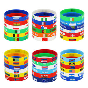 Pulsera de Silicona Promocional con Código QR, Impresión Amplia, Sin Excusas, Pulsera de Silicona Brillante, Pulsera de Silicona con Purpurina - Product Image 1