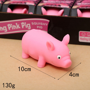 Popular Xiaohongshu Pink Lara Pig Stress-Relief Slow-<b>Rebound</b> Pull Plush Squeeze Toy for 4-10 Years Old Wholesale - Product Image 3