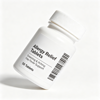 Étiquettes personnalisées OEM Haoxuan pour flacons de médicaments, autocollants en PET laminé mat, imperméables, avec code-barres, pour l'emballage de produits de santé