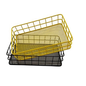 2er-Set Mehrfarbiger Metallgitter-Aufbewahrung skorb - Product Image 6