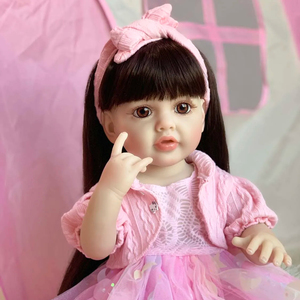 Mới đầy đủ cao su bé búp bê búp bê Vinyl búp bê có thể được rửa trẻ em & #039; S đồ chơi - Product Image 1