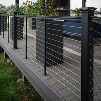 Balustrade en acier sur mesure, câble de garde-corps en acier, garde-corps pour terrasse, balcon, escalier