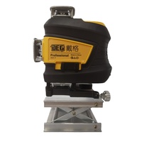Niveau laser industriel 360°, 16 lignes vertes super lumineuses, 40 MW, 520 nm, 4D, auto-nivelant, outils de nivellement laser