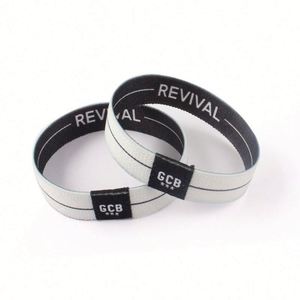 Pulsera y Brazalete Elástico de Tela de Poliéster de Moda, Económico y de Alta Calidad, para Eventos Publicitarios - Product Image 2