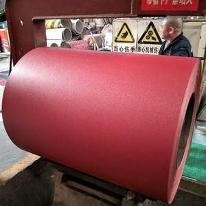 De pintura de polímero chapa de acero recubierta de color PPGI 0,35*1250MM RAL3009 Z80 bobina de chapa de acero para techo - Product Image 2