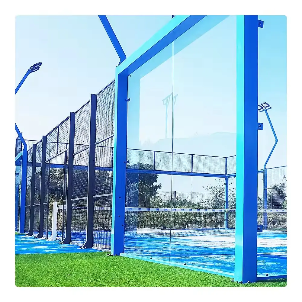 Outdoor Indoor China Tennis Court for sale Wholesale Panoramic padel court Paddle courts manufacturer