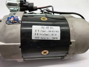 600-813-6632 Motor de arranque 24V 12T para piezas de excavadora - Product Image 3