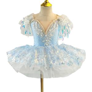 Tutú Clásico de <span class=keywords><strong>Ballet</strong></span> para Práctica, Medio Tutú de Tul Rígido, Traje Básico para Actuaciones - Product Image 2