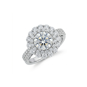 <b>Custom</b> S925|9K|14K|18K Solid Gold 1 1/2 Karat Round Lab Grown Diamond Wedding <b>Ring</b> VVS-VS Quality Brilliant Cut <b>Ring</b> - Product Image 1