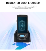 Lector RFID LF 134,2 kHz 125kHz PDA de mano resistente con software de terminal de datos móvil Android SDK gratuito para gestión de animales