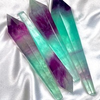 Vente en gros de tours de cristal artisanales en fluorite pastèque naturelle de haute qualité pour la décoration et les cadeaux