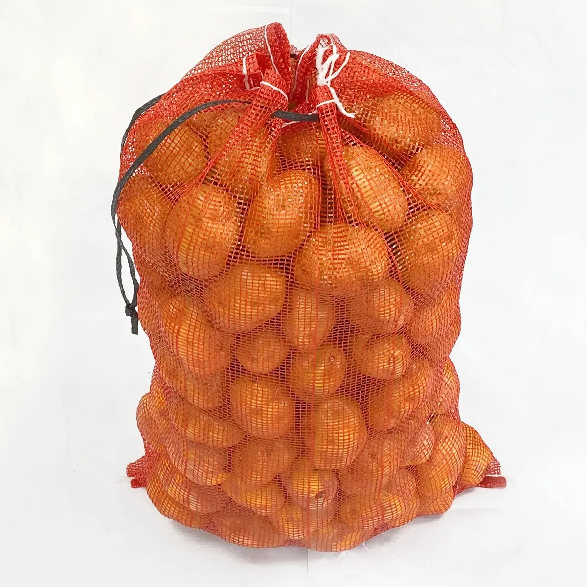 Bolsa de malla Tubular PP para embalaje de verduras, rollo de bolsas de 60x90cm y 50kg para embalaje de patatas, cebollas, leña