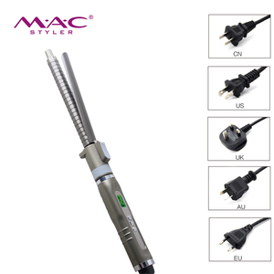 Fer à friser MAC Styler Tourmaline à baril long, fer à friser professionnel à chauffage rapide PTC 450F avec écran LCD - Product Image 2