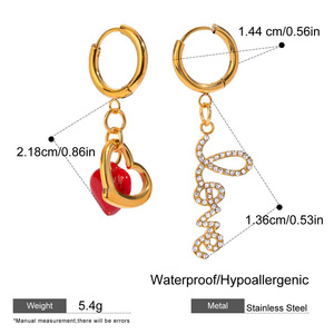 WEGOODZF Accessori Moda Fai-da-Te in Acciaio Inossidabile, Impermeabili, a Bassa Sensibilità, Ciondoli, <span class=keywords><strong>Orecchini</strong></span>, Decorazioni per Scarpe - Product Image 4