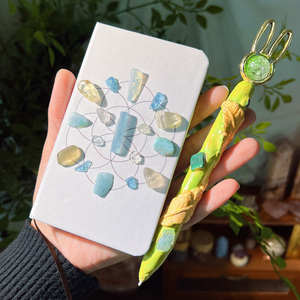 ปากกาคริสตัลวิเศษ DIY แกะสลักด้วยมือ ปากกาพลังงานมนต์ขลัง เรซิ่นขัดเงา สำหรับทำของขวัญคริสต์มาส DIY - Product Image 2