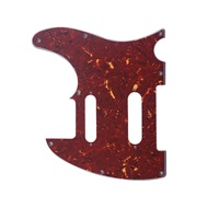 Panneau avant de guitare électrique Red Turtle 8 trous, pickguard simple en plastique TL avec vis, accessoire d'instrument de musique