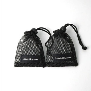 Factory-made Custom Woven Eco-Friendly Polyester Drawstring <b>Net</b> <b>Bags</b> for Soap Golf Balls Audio Storage & Sandwiches - Product Image 4