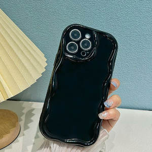 Funda transparente de descompresión para teléfono móvil, funda para teléfono móvil Net Red Wave, funda transparente anticaída para teléfono móvil, venta al por mayor - Product Image 3